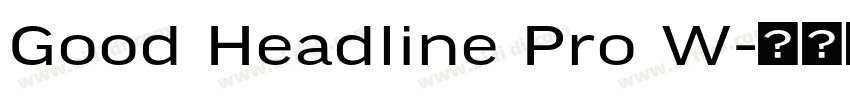 Good Headline Pro W字体转换